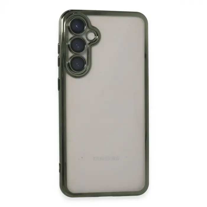 Samsung Galaxy S23 Fe Kılıf Razer Lensli Silikon - Yeşil