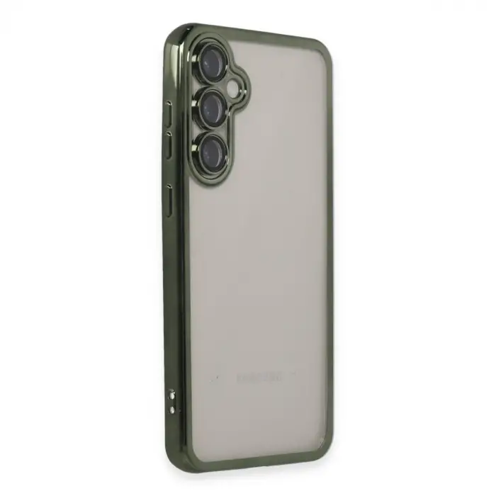 Samsung Galaxy S23 Fe Kılıf Razer Lensli Silikon - Yeşil