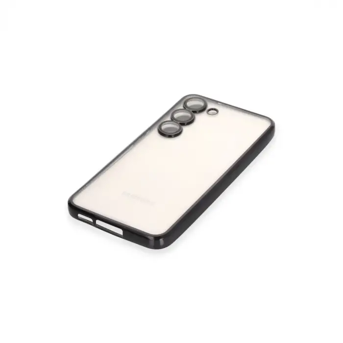 Samsung Galaxy S23 Kılıf Razer Lensli Silikon - Siyah