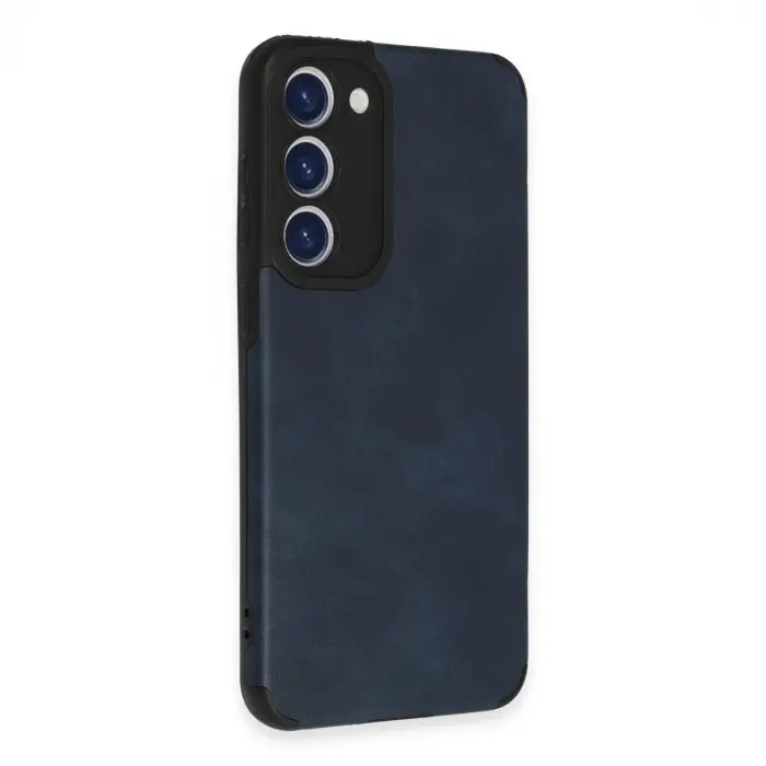 Samsung Galaxy S23 Plus Kılıf Loop Deri Silikon - Lacivert