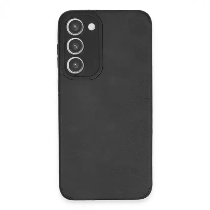 Samsung Galaxy S23 Plus Kılıf Loop Deri Silikon - Siyah