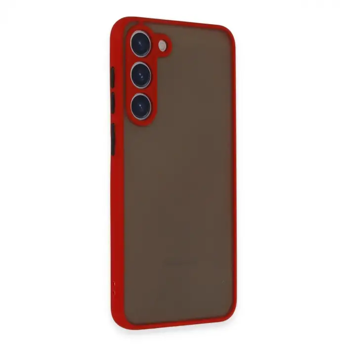 Samsung Galaxy S23 Plus Kılıf Montreal Silikon Kapak - Kırmızı
