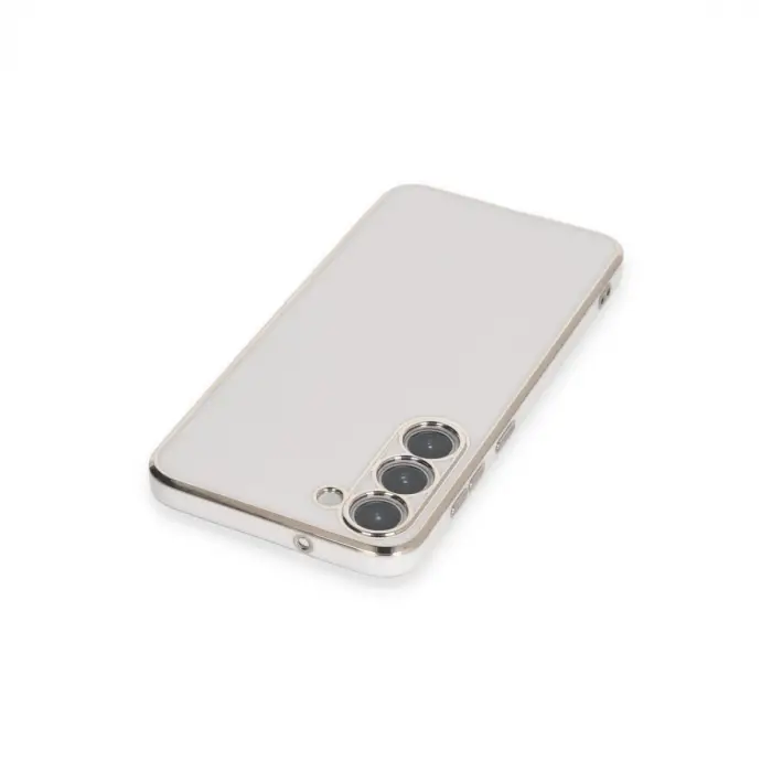 Samsung Galaxy S23 Plus Kılıf Volet Silikon - Beyaz