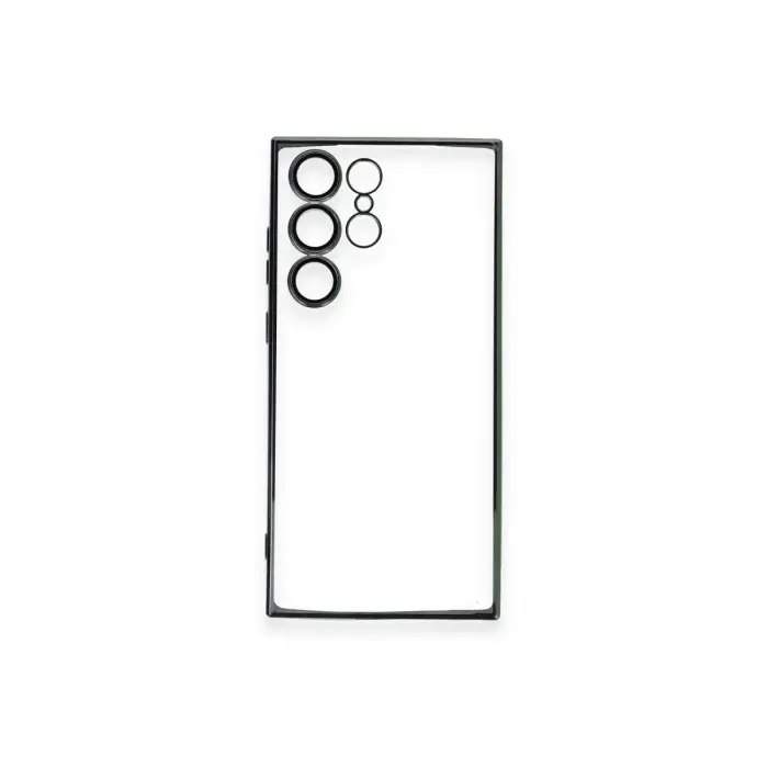 Samsung Galaxy S23 Ultra Kılıf Razer Lensli Silikon - Yeşil