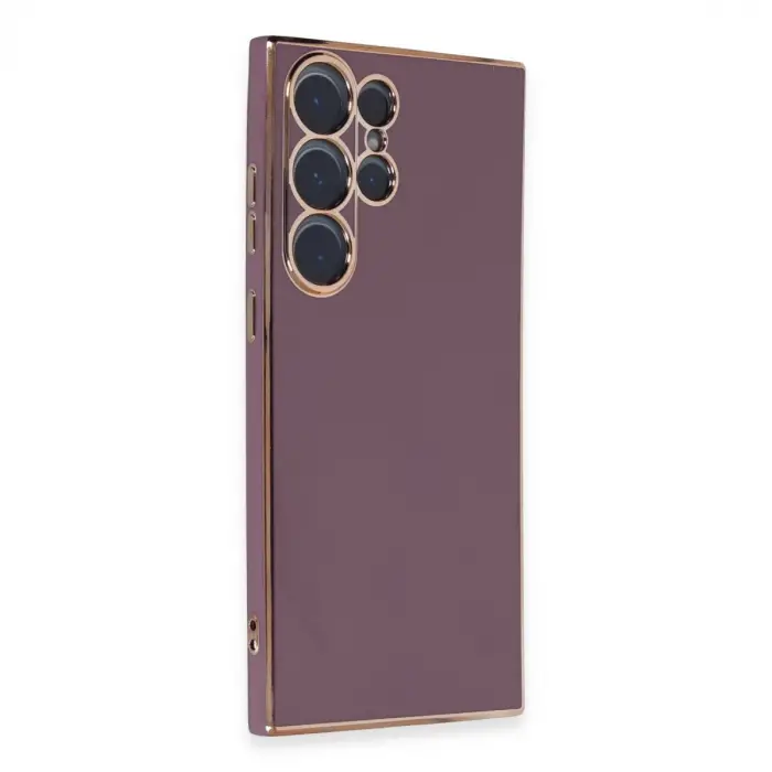 Samsung Galaxy S23 Ultra Kılıf Volet Silikon - Mor