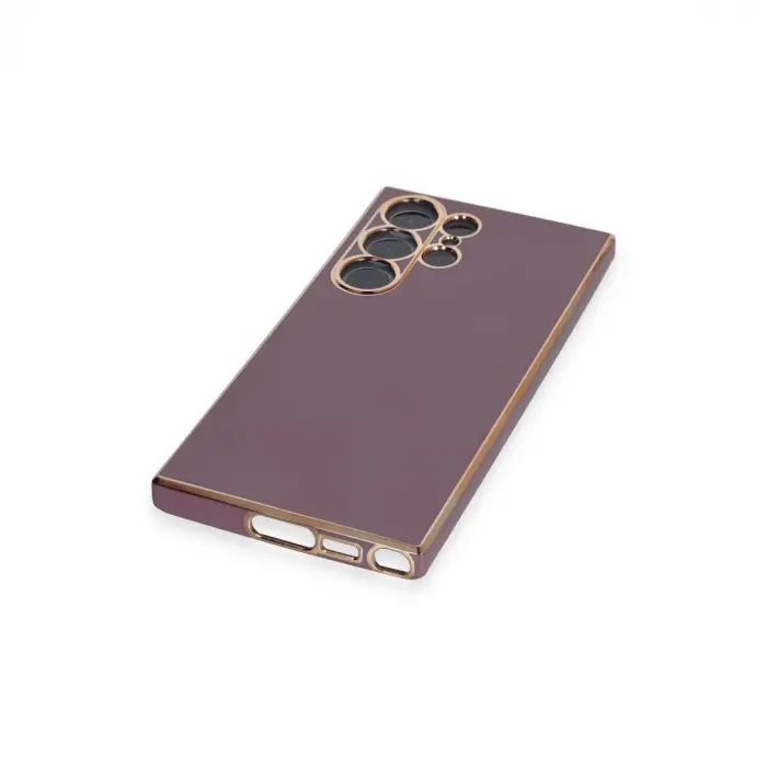 Samsung Galaxy S23 Ultra Kılıf Volet Silikon - Mor