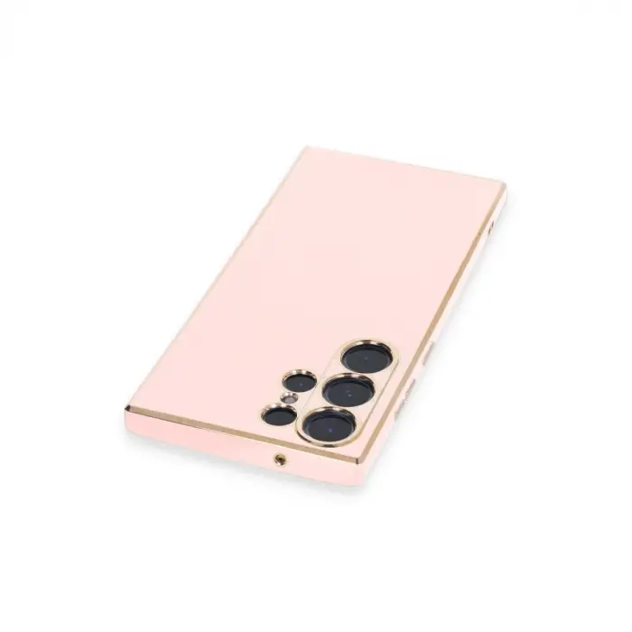 Samsung Galaxy S23 Ultra Kılıf Volet Silikon - Pembe