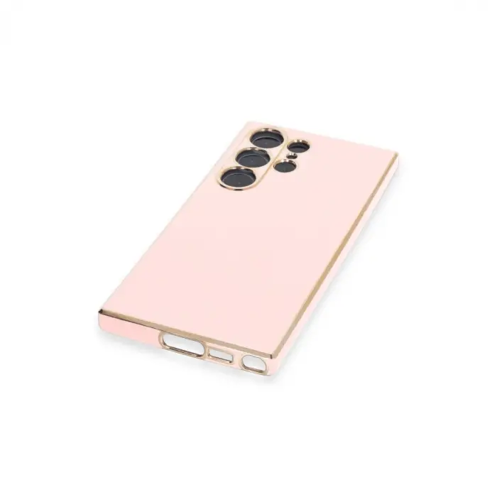 Samsung Galaxy S23 Ultra Kılıf Volet Silikon - Pembe