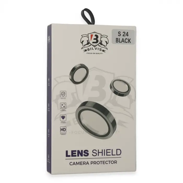 Samsung Galaxy S24 Bilvis Titan Kamera Lens - Siyah