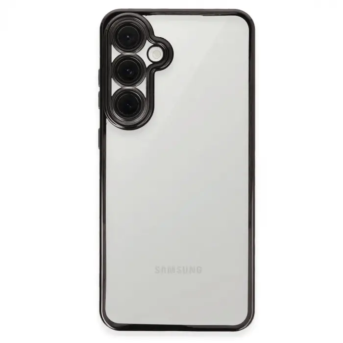 Samsung Galaxy S24 Fe Kılıf Razer Lensli Silikon - Siyah