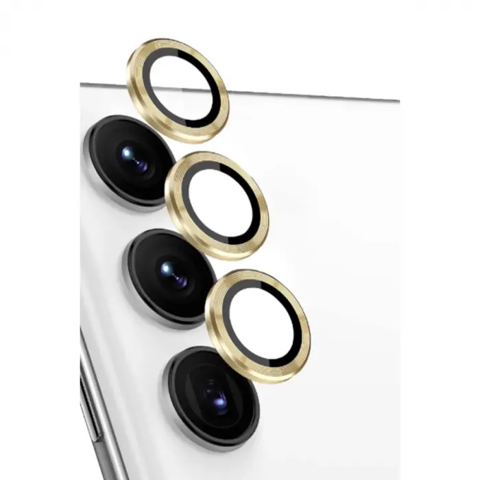 Samsung Galaxy S24 Fe Raze Metal Kamera Lens - Sarı