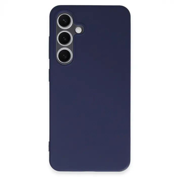 Samsung Galaxy S24 Kılıf First Silikon - Lacivert