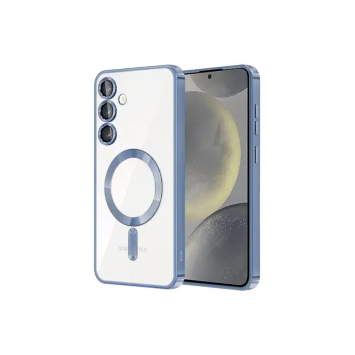 Samsung Galaxy S24 Kılıf Kross Magneticsafe Kapak - Sierra Blue