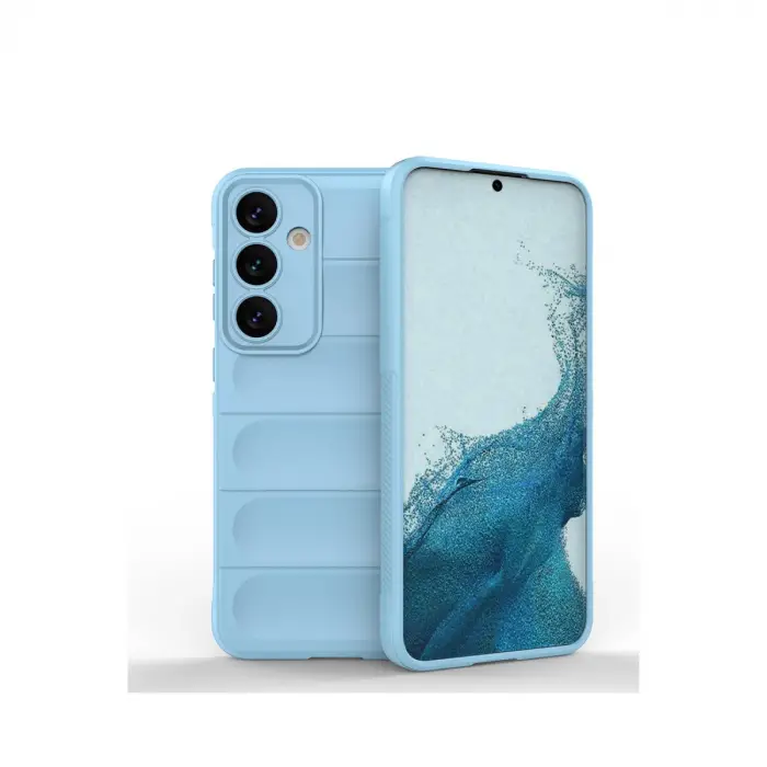Samsung Galaxy S24 Kılıf Optimum Silikon - Sky Blue