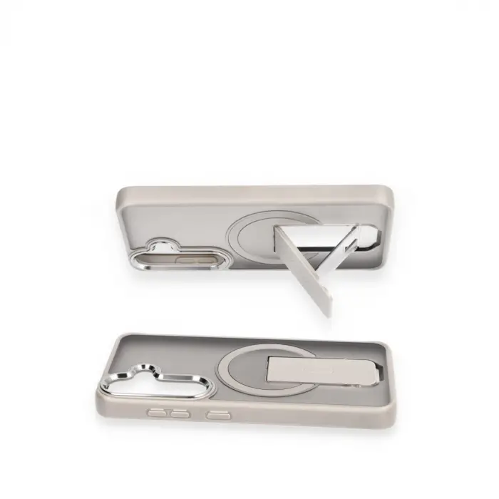 Samsung Galaxy S24 Tork Magsafe Standlı Kapak - Derin Mor