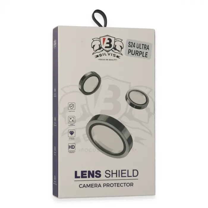 Samsung Galaxy S24 Ultra Bilvis Titan Kamera Lens - Derin Mor