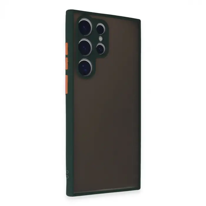 Samsung Galaxy S24 Ultra Kılıf Montreal Silikon Kapak - Yeşil