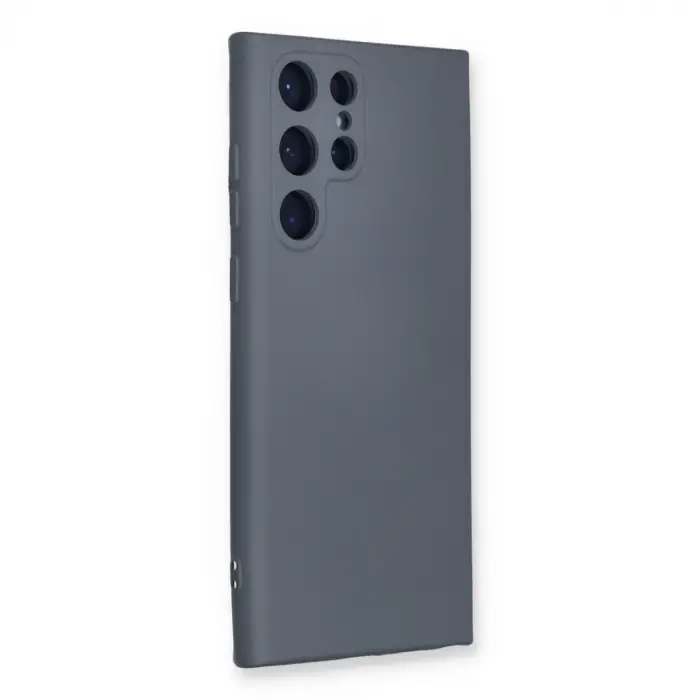 Samsung Galaxy S24 Ultra Kılıf Nano İçi Kadife Silikon - Gri