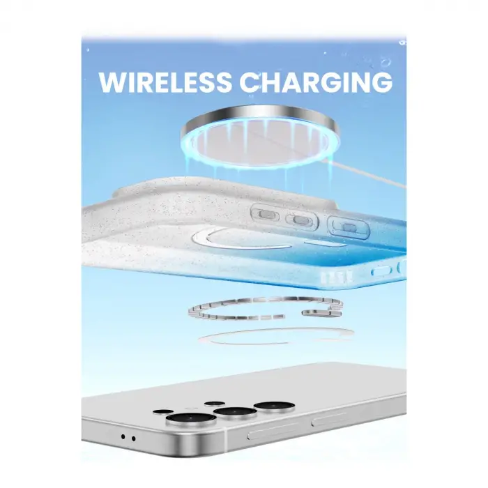 Samsung Galaxy S24 Ultra Pummel Shiny Magsafe Kapak - Mor