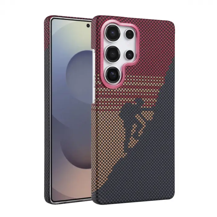 Samsung Galaxy S24 Ultra Vega Magsafe Kapak - Kırmızı