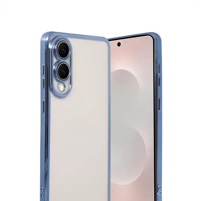 Samsung Galaxy S25 Edge Razer Lensli Silikon - Açık Mavi