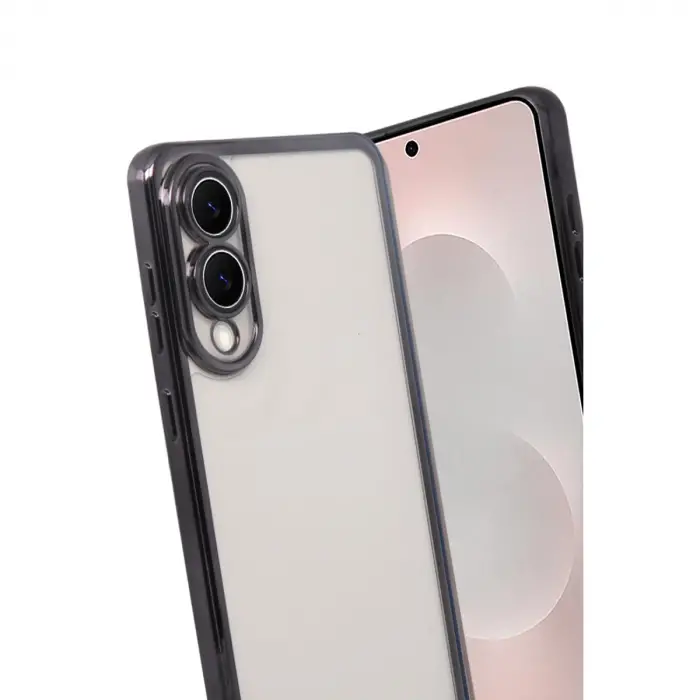 Samsung Galaxy S25 Edge Razer Lensli Silikon - Siyah