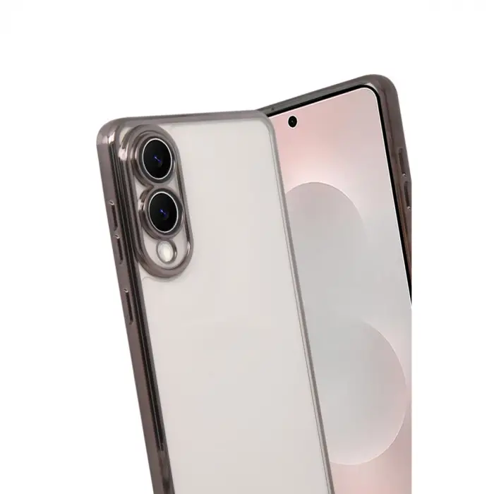 Samsung Galaxy S25 Edge Razer Lensli Silikon - Titan Gri