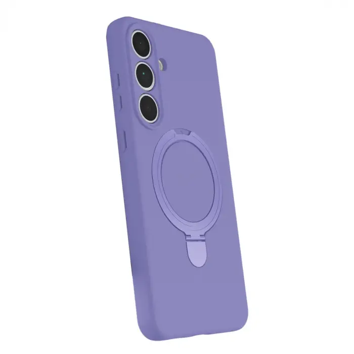 Samsung Galaxy S25 Fe Regal Magsafe Standlı Kapak - Lila