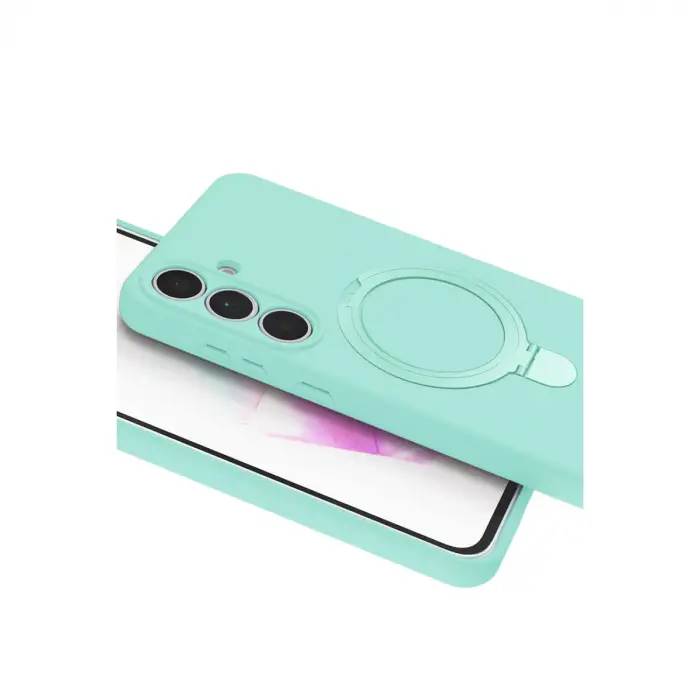 Samsung Galaxy S25 Fe Regal Magsafe Standlı Kapak - Su Yeşili