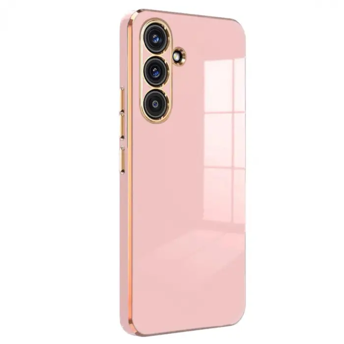 Samsung Galaxy S25 Kılıf Volet Silikon - Pembe
