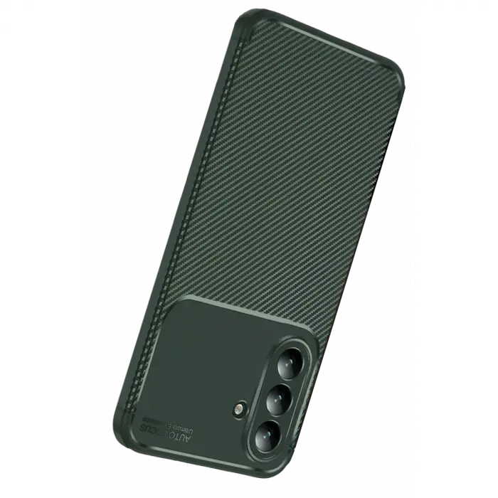 Samsung Galaxy S26 Auto Focus Karbon Kapak - Koyu Yeşil