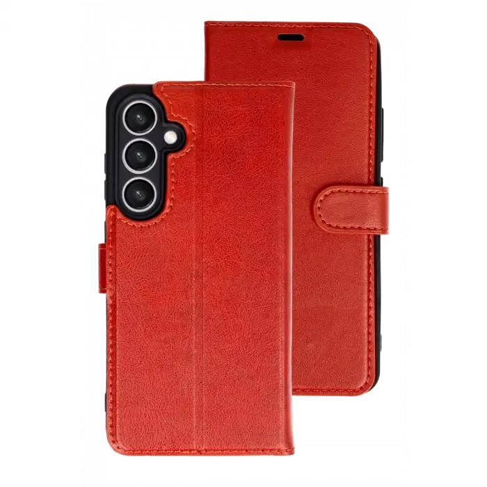 Samsung Galaxy S26 Plus Trend S Plus Kapaklı Kılıf - Kırmızı