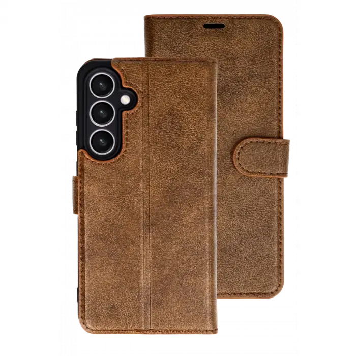 Samsung Galaxy S26 Plus Trend S Plus Kapaklı Kılıf - Taba