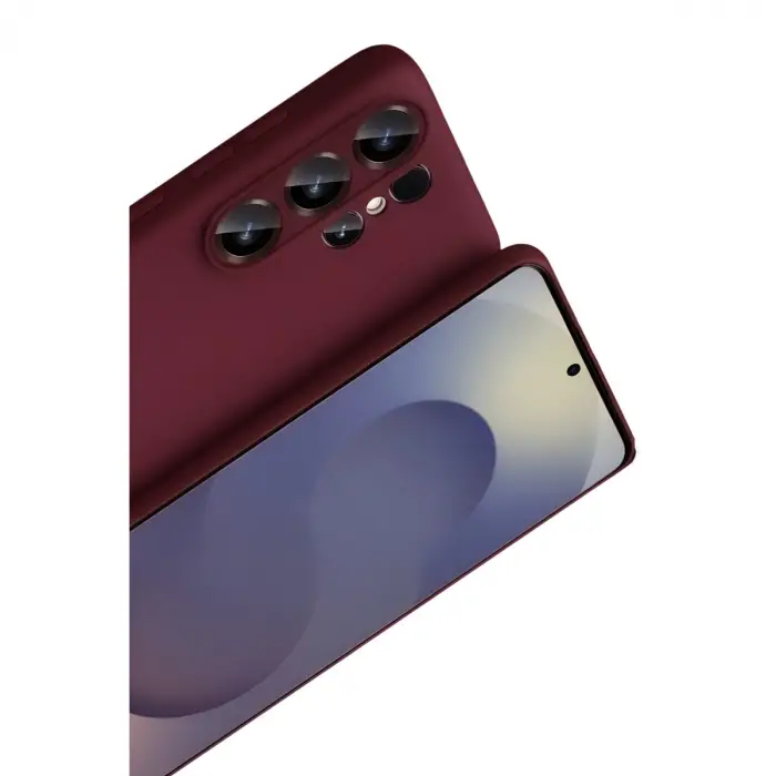 Samsung Galaxy S26 Ultra First Silikon - Bordo