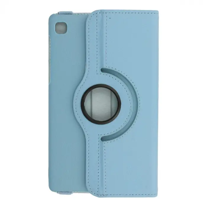 Samsung Galaxy T220 Tab A7 Lite 8.7 Kılıf 360 Tablet Deri Kılıf - Turkuaz