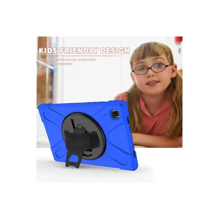 Samsung Galaxy T220 Tab A7 Lite 8.7 Kılıf Amazing Tablet Kapak - Mavi