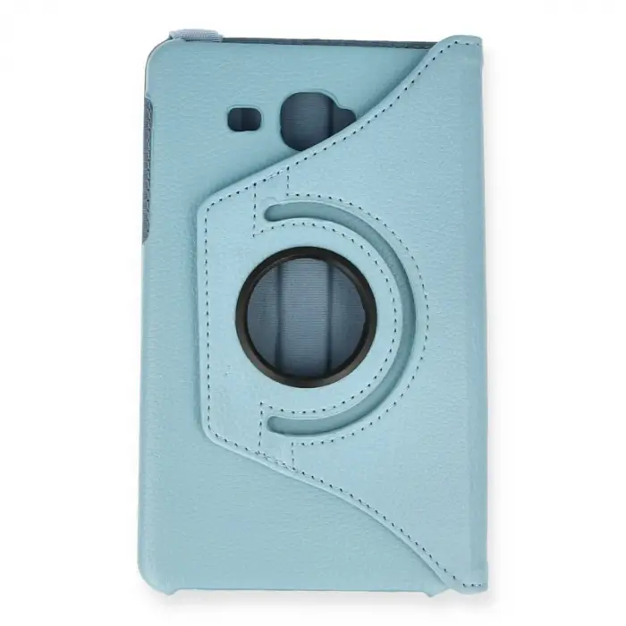 Samsung Galaxy T280 Tab A 7 Kılıf 360 Tablet Deri Kılıf - Turkuaz