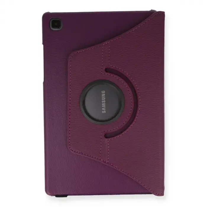 Samsung Galaxy T500 Tab A7 10.4 Kılıf 360 Tablet Deri Kılıf - Mürdüm