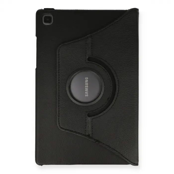 Samsung Galaxy T500 Tab A7 10.4 Kılıf 360 Tablet Deri Kılıf - Siyah