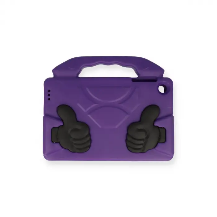 Samsung Galaxy T510 Tab A 10.1 Kılıf Like Stantlı Tablet Silikon - Mor