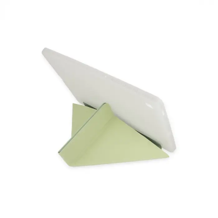 Samsung Galaxy T737 Tab S7 Fe 12.4 Kılıf Kalemlikli Mars Tablet Kılıfı - Açık Yeşil