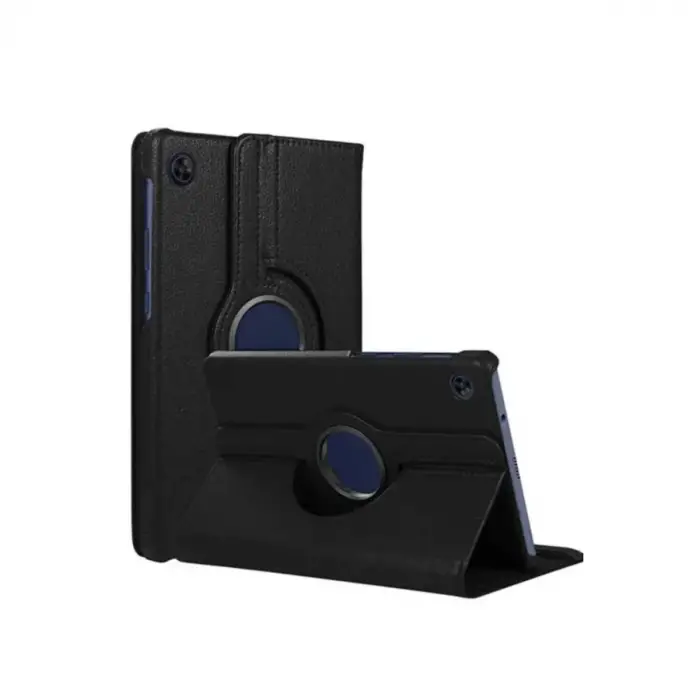 Samsung Galaxy Tab A11 360 Tablet Deri Kılıf - Siyah