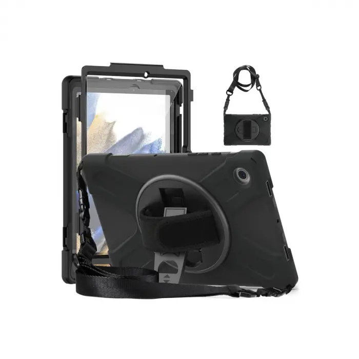 Samsung Galaxy X200 Tab A8 10.5 Kılıf Amazing Tablet Kapak - Siyah