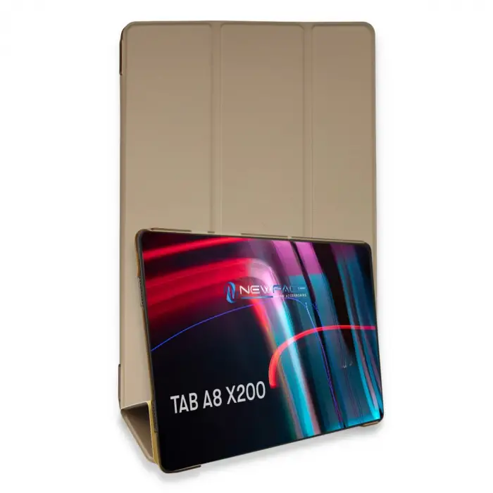 Samsung Galaxy X200 Tab A8 10.5 Kılıf Tablet Smart Kılıf - Gold