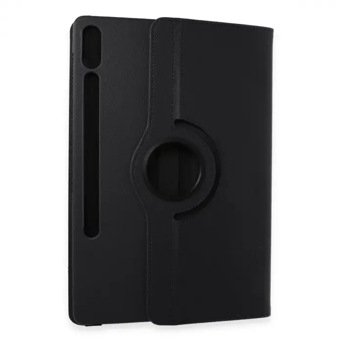 Samsung Galaxy X610 Tab S9 Fe Plus 12.4 Kılıf 360 Tablet Deri Kılıf - Siyah