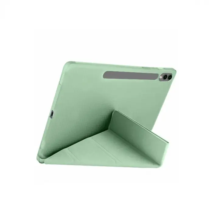 Samsung Galaxy X610 Tab S9 Fe Plus 12.4 Kılıf Kalemlikli Mars Tablet Kılıfı - Açık Yeşil