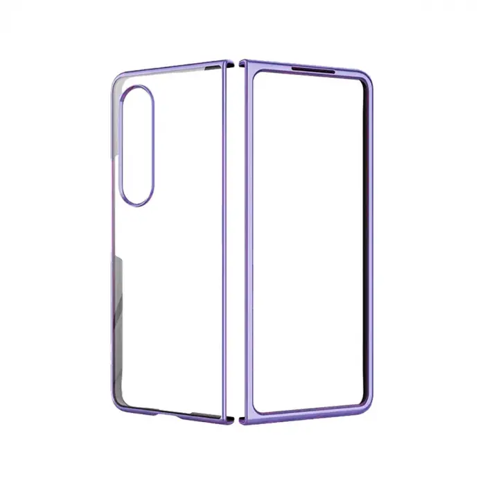Samsung Galaxy Z Fold 4 Kılıf Fold Element Kapak - Mor