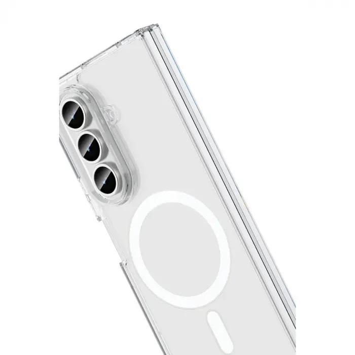 Samsung Galaxy Z Fold 7 Kılıf Magneticsafe Şeffaf Silikon - Şeffaf