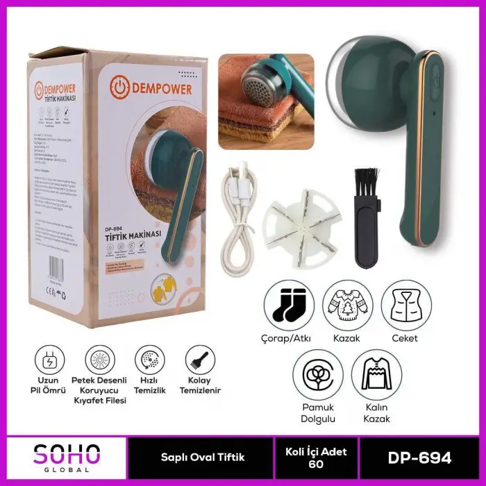 Saplı Oval Tiftik Makinesi