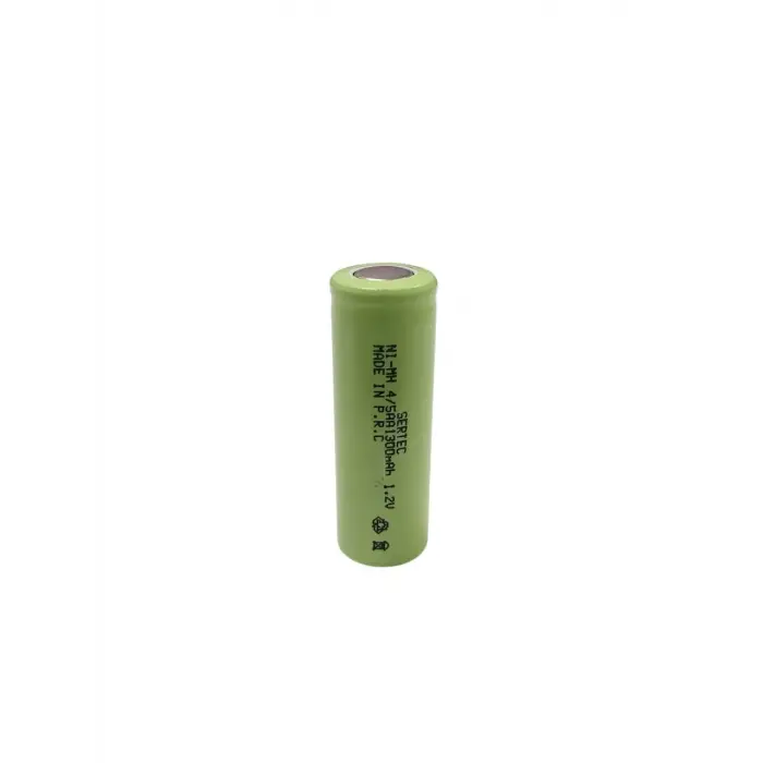 Sertec - 1.2v 1300 Mah - 4/5aa- Ni-mh Şarjlı Pil - (başsız / Flat Head)
